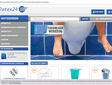 Tablet Screenshot of lotex24.de